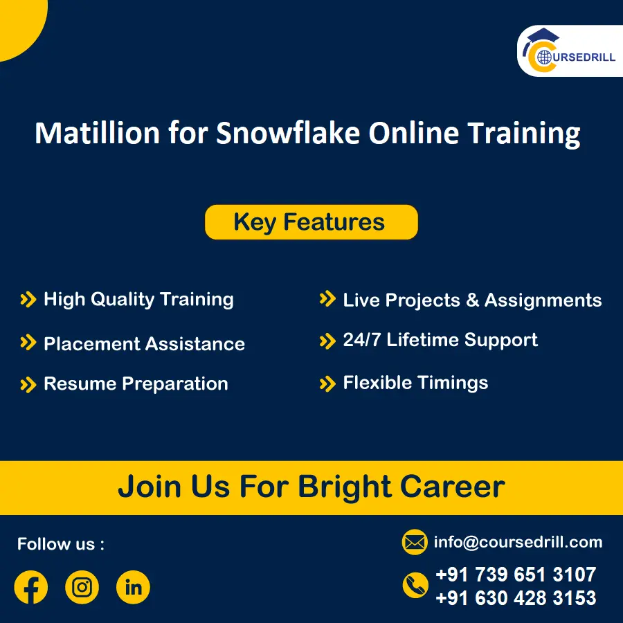 Matillion for Snowflake Online Training