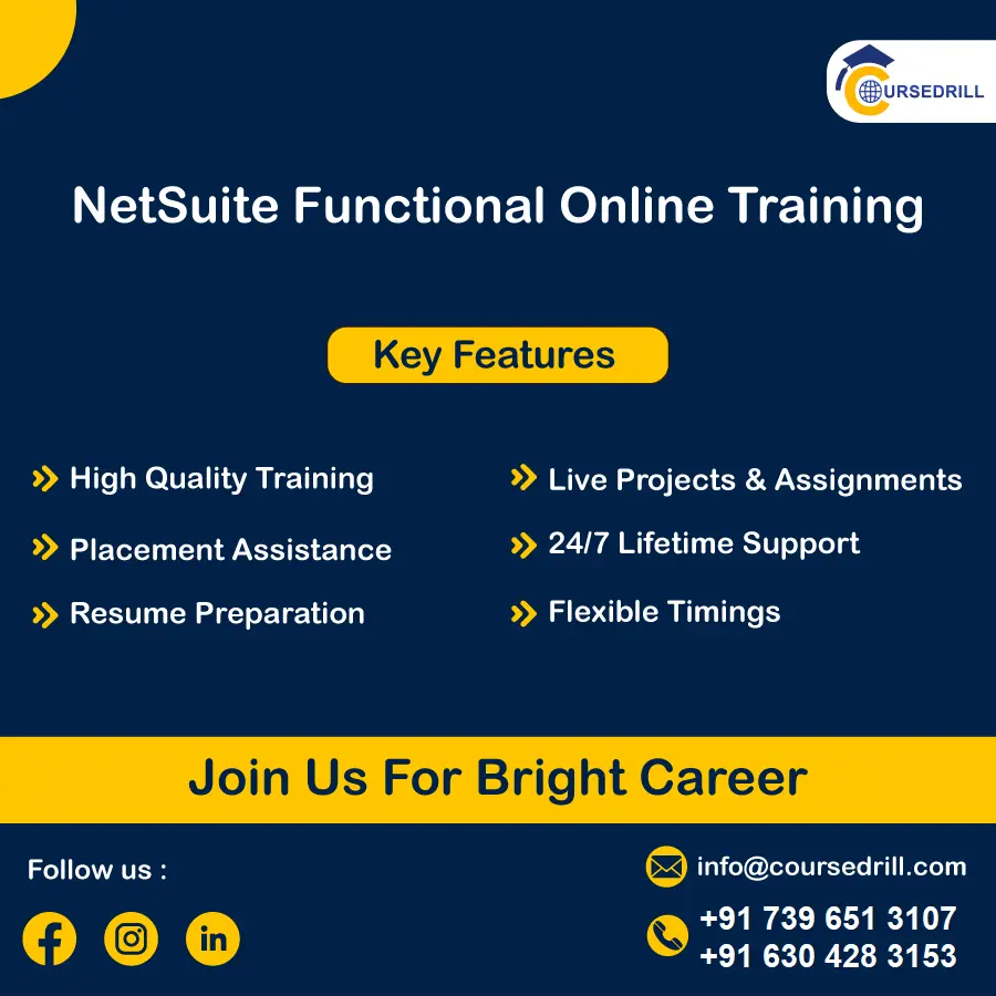 NetSuite Functional Online Training