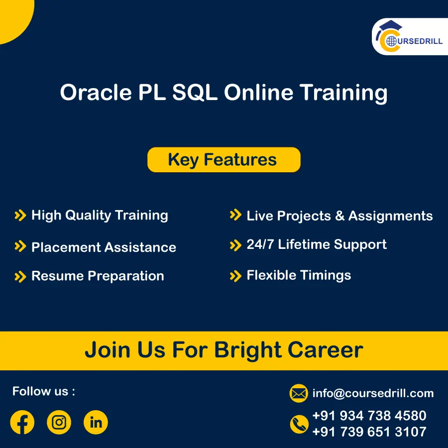 Oracle PL SQL Online Training
