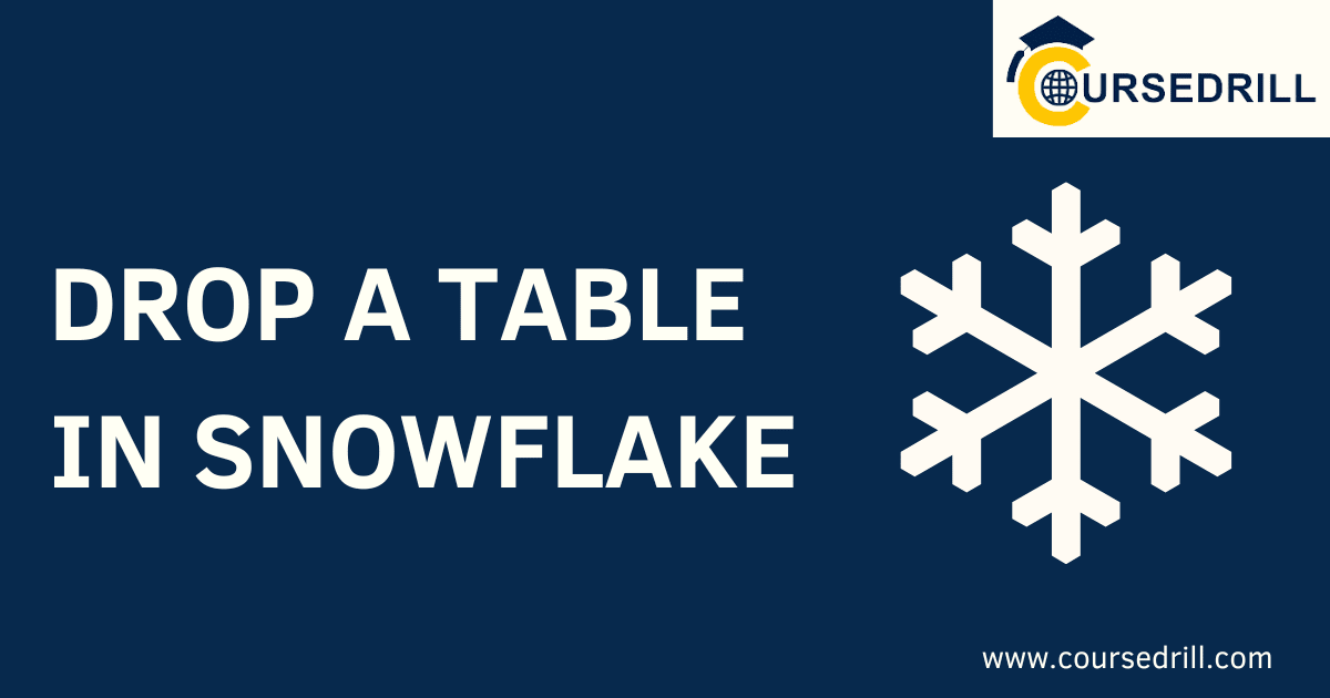 Drop a Table in Snowflake