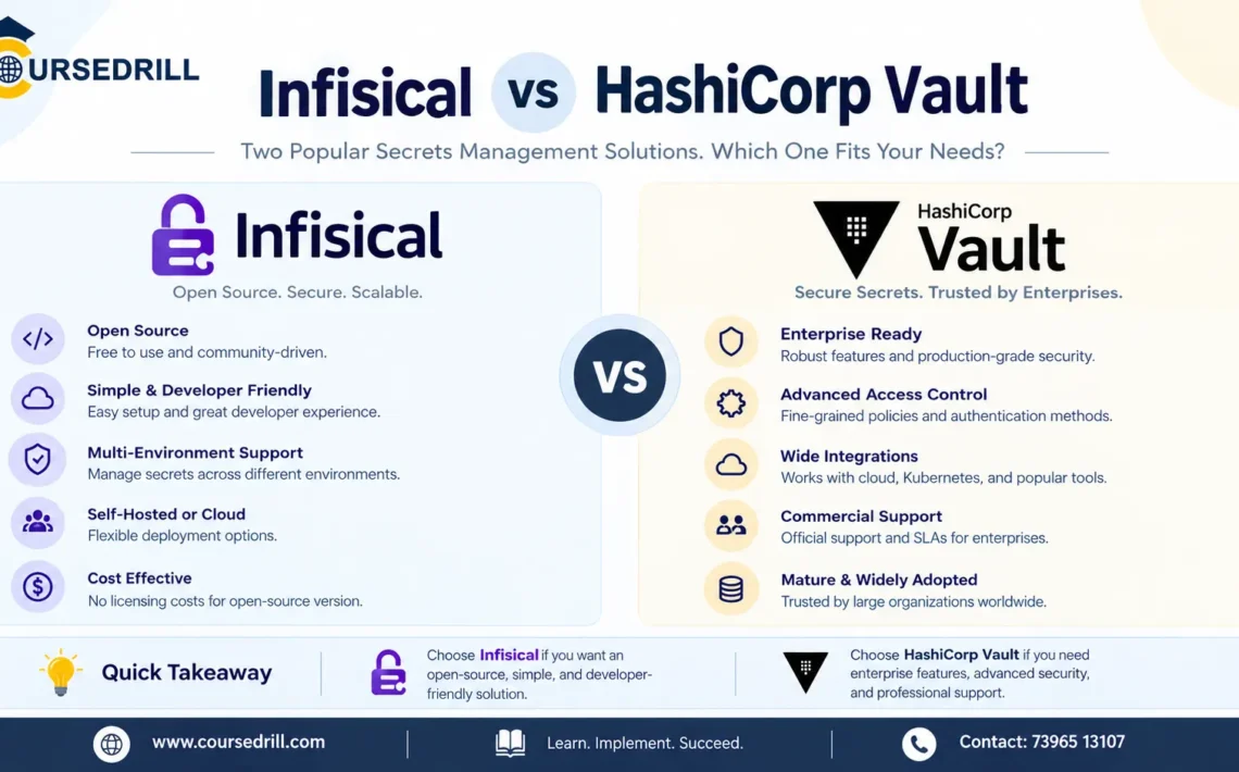 Infisical vs HashiCorp Vault